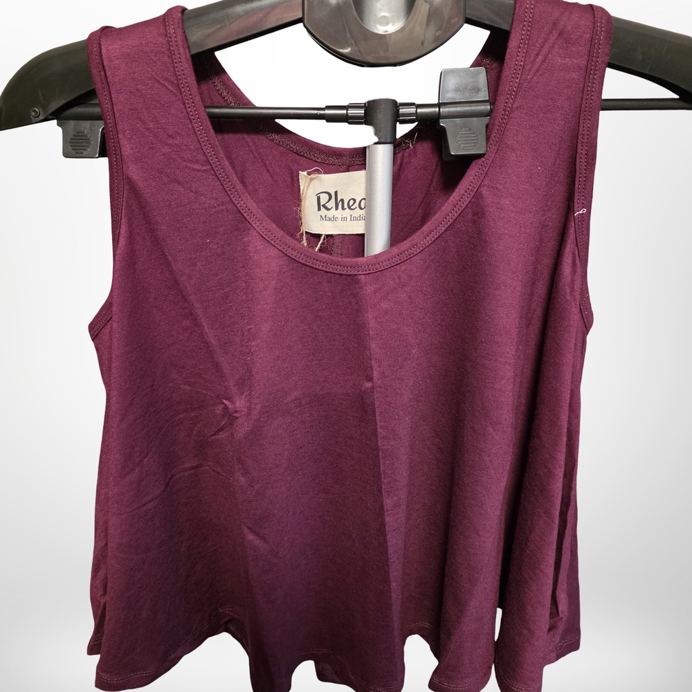 Women's Burgundy Tank Top
